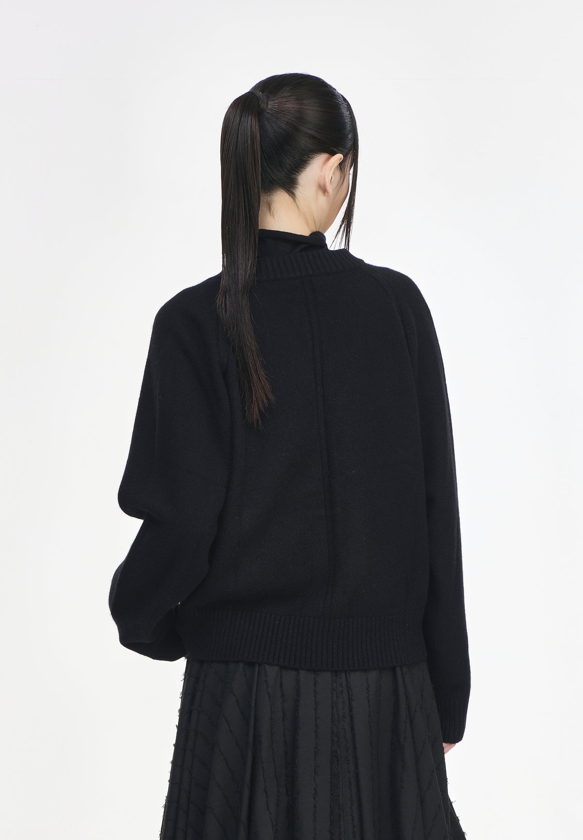 ZZERO PANTHER CASHMERE BLEND CARDIGAN