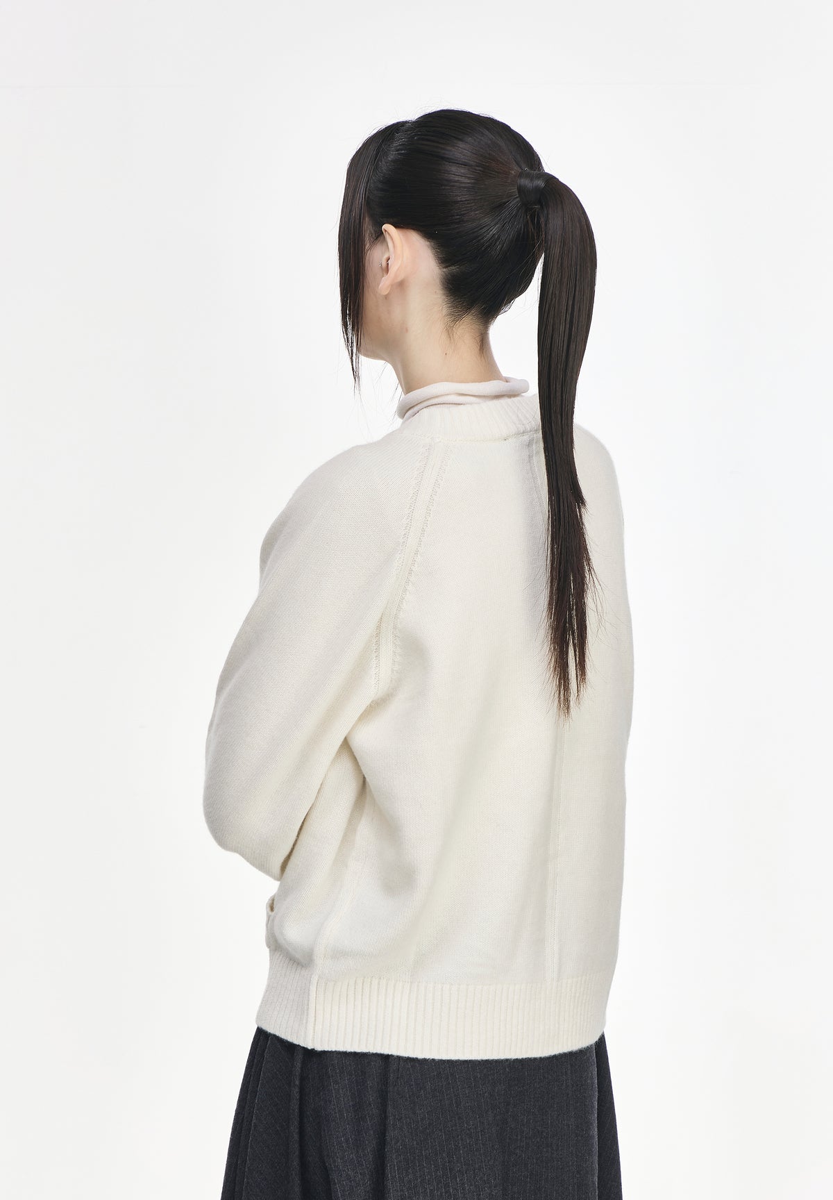 ZZERO PANTHER CASHMERE BLEND CARDIGAN