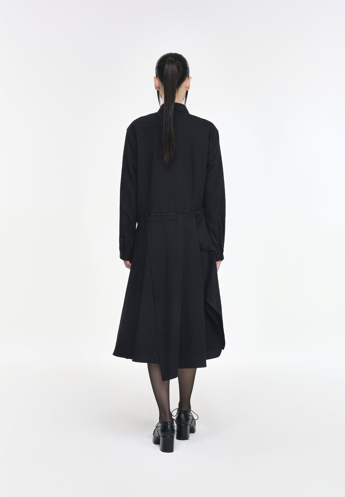 BIAS CUT LONG SHIRT ONE PIECE