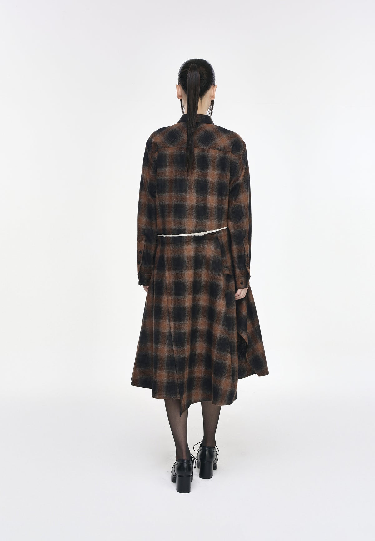 BIAS CUT LONG SHIRT ONE PIECE