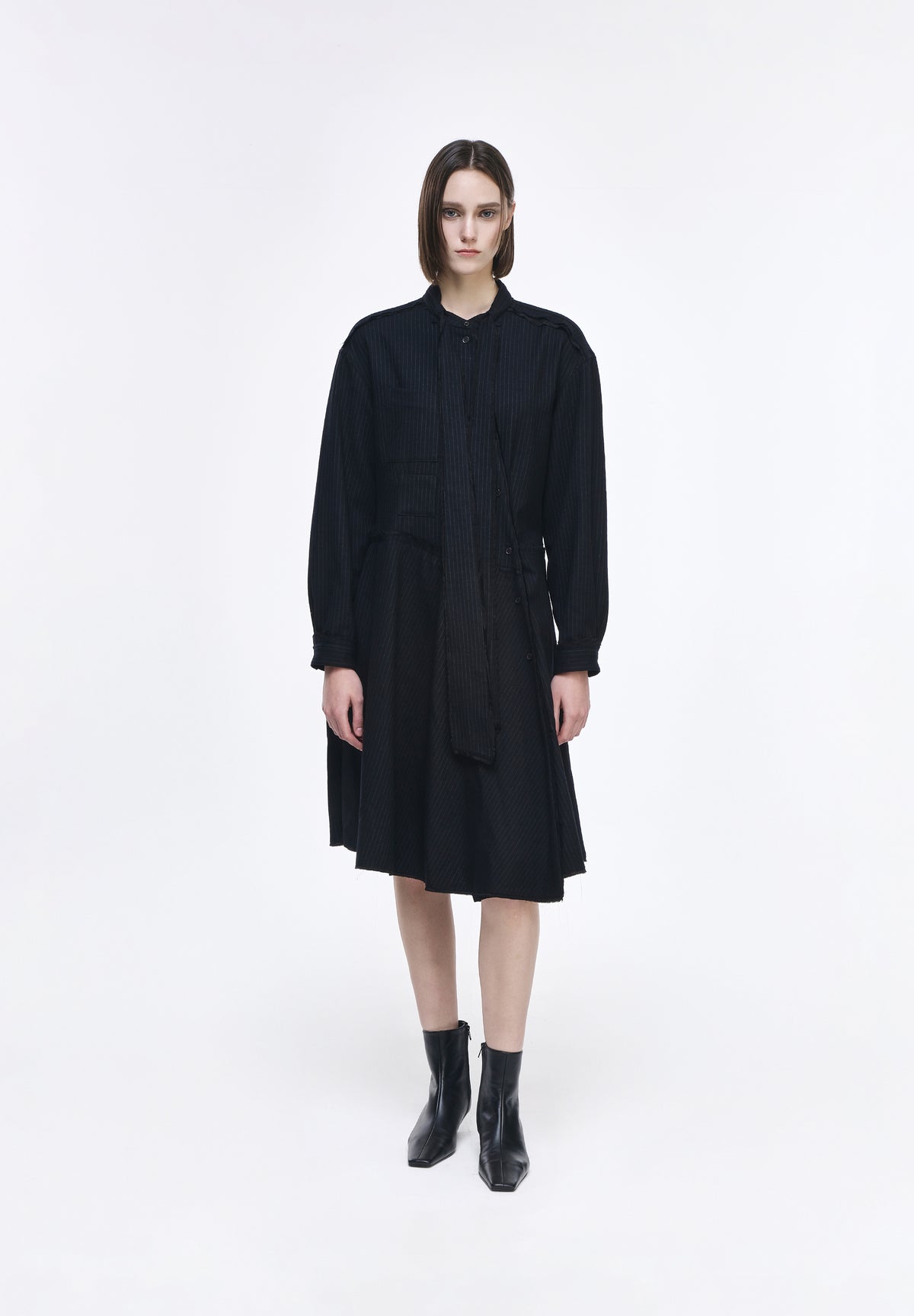 BIASCROSS RIBBON SHIRT ONE PIECE