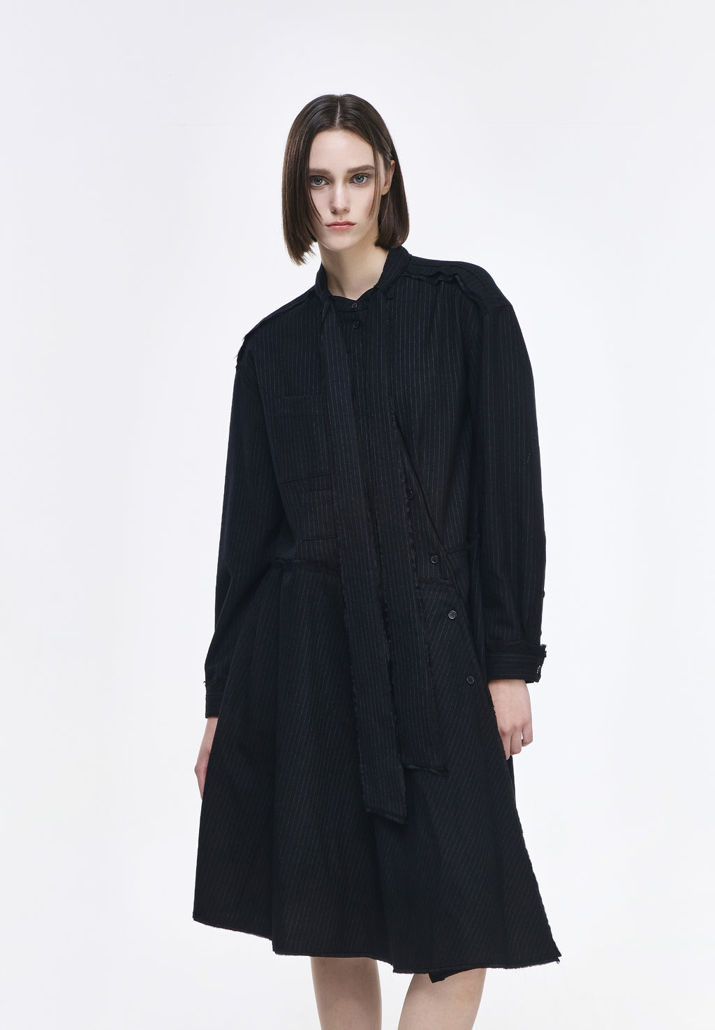 BIASCROSS RIBBON SHIRT ONE PIECE