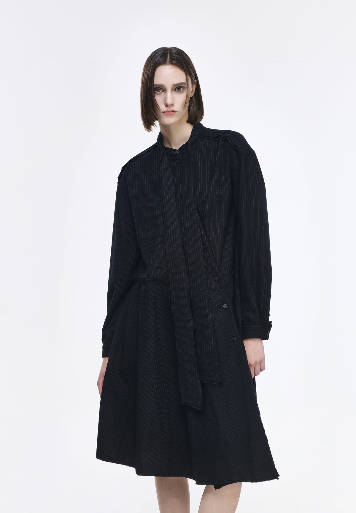 BIASCROSS RIBBON SHIRT ONE PIECE