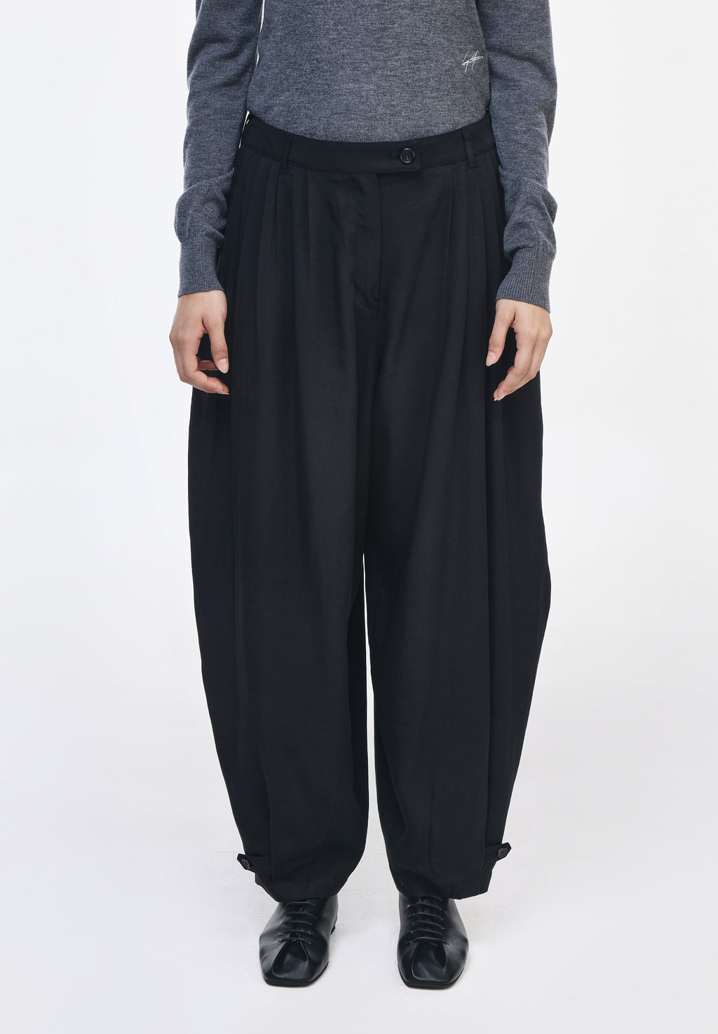 MULTI PLEATS BALLOON PANTS