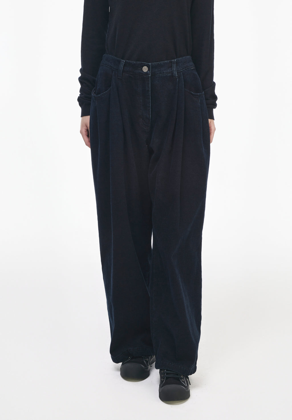 SEMI WIDE FLUID DENIM