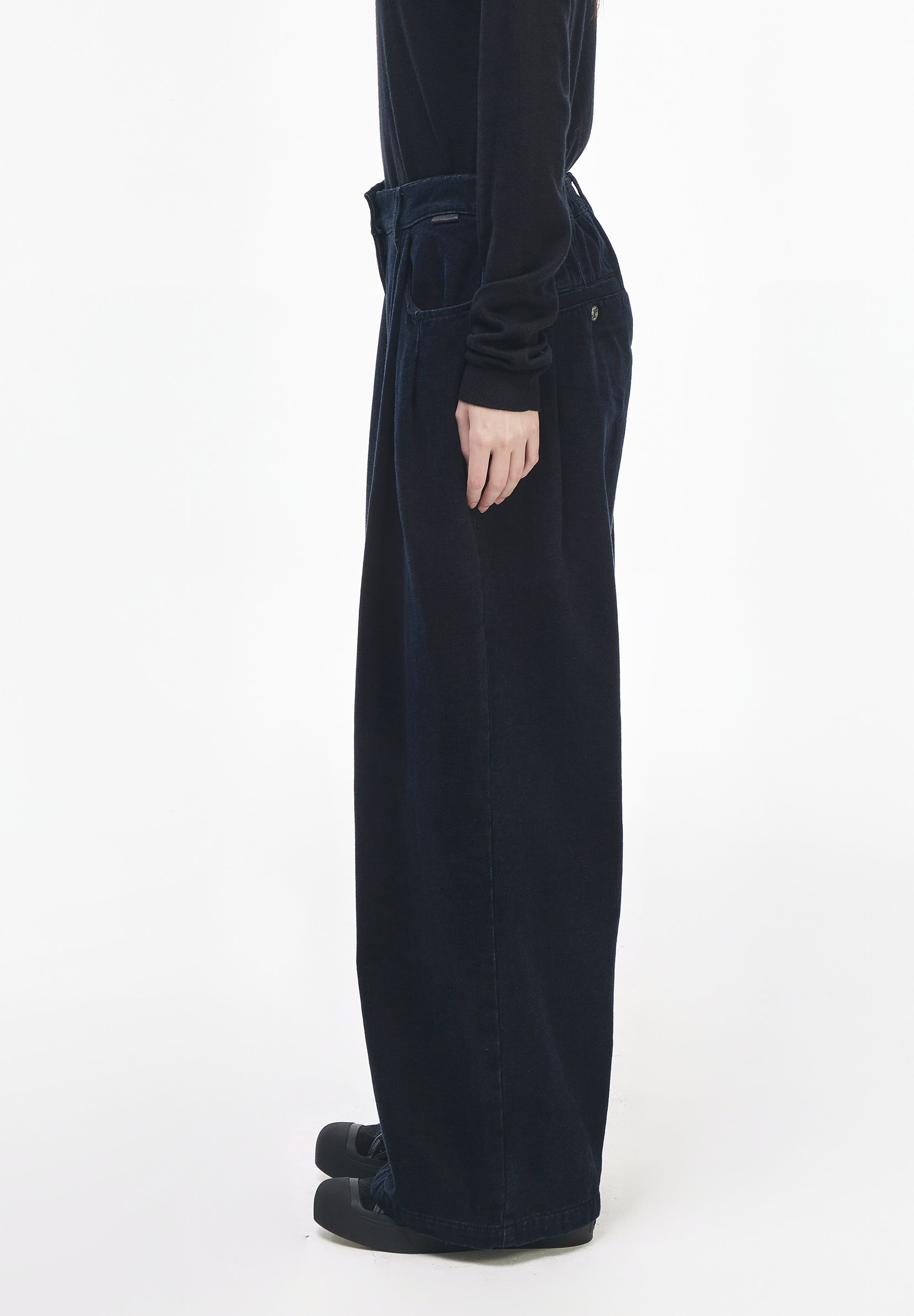 SEMI WIDE FLUID DENIM