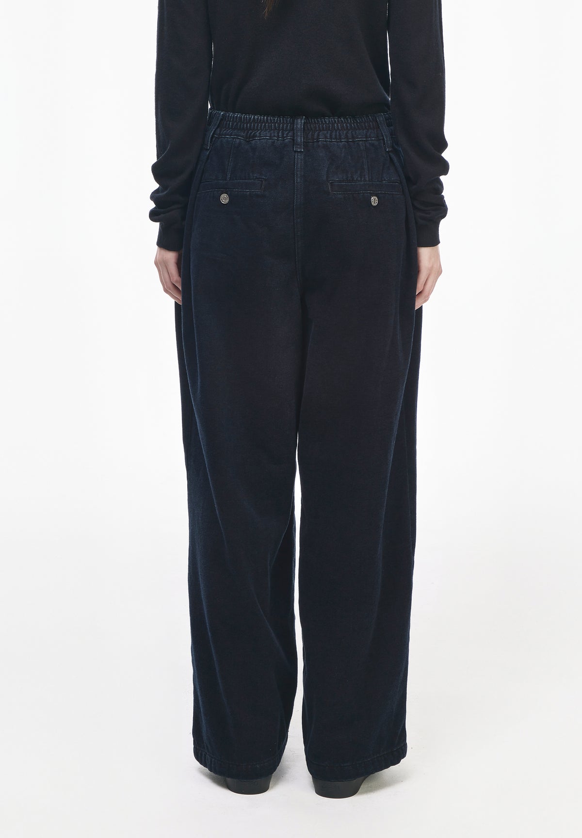 SEMI WIDE FLUID DENIM