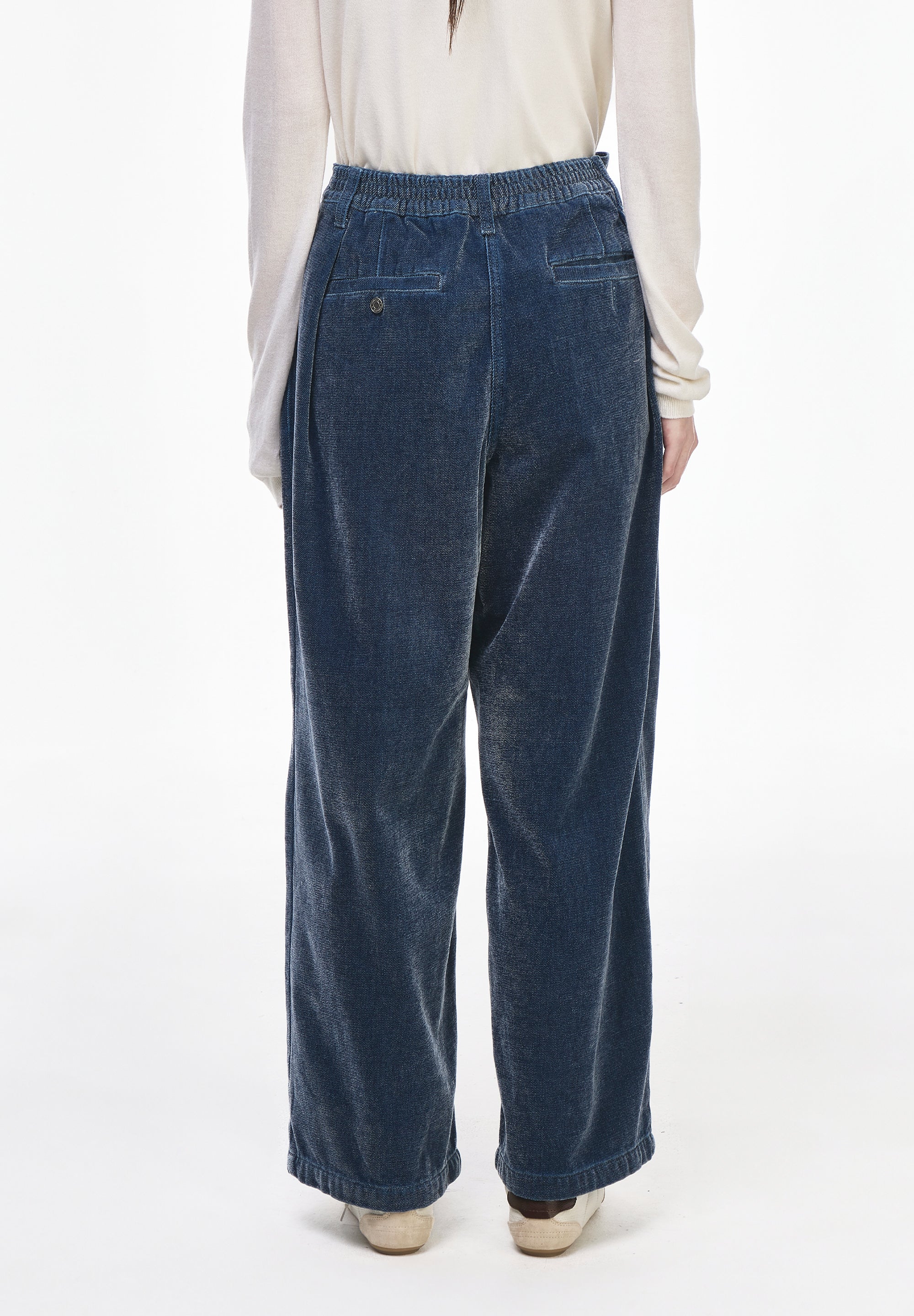 SEMI WIDE FLUID DENIM