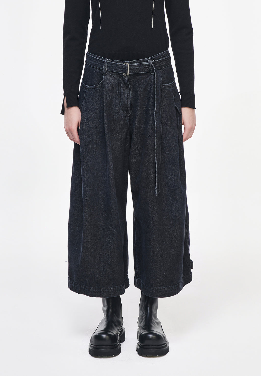 CROP WIDE DENIM