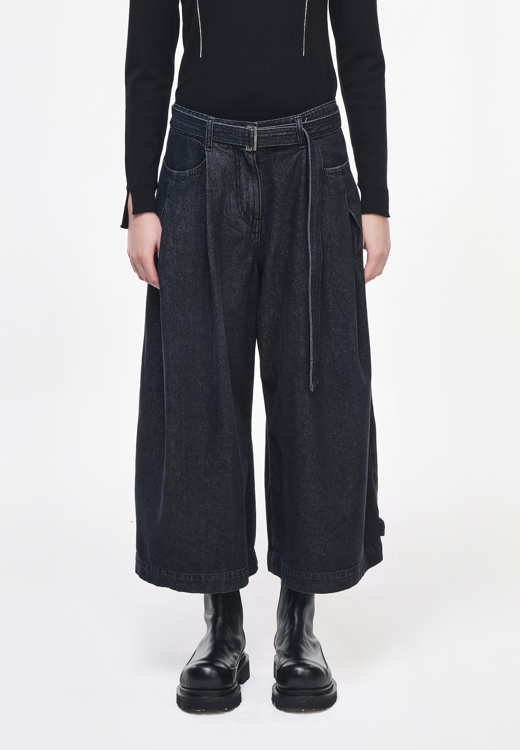 CROP WIDE DENIM