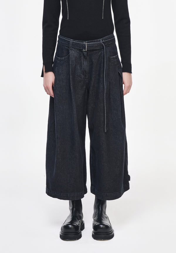CROP WIDE DENIM