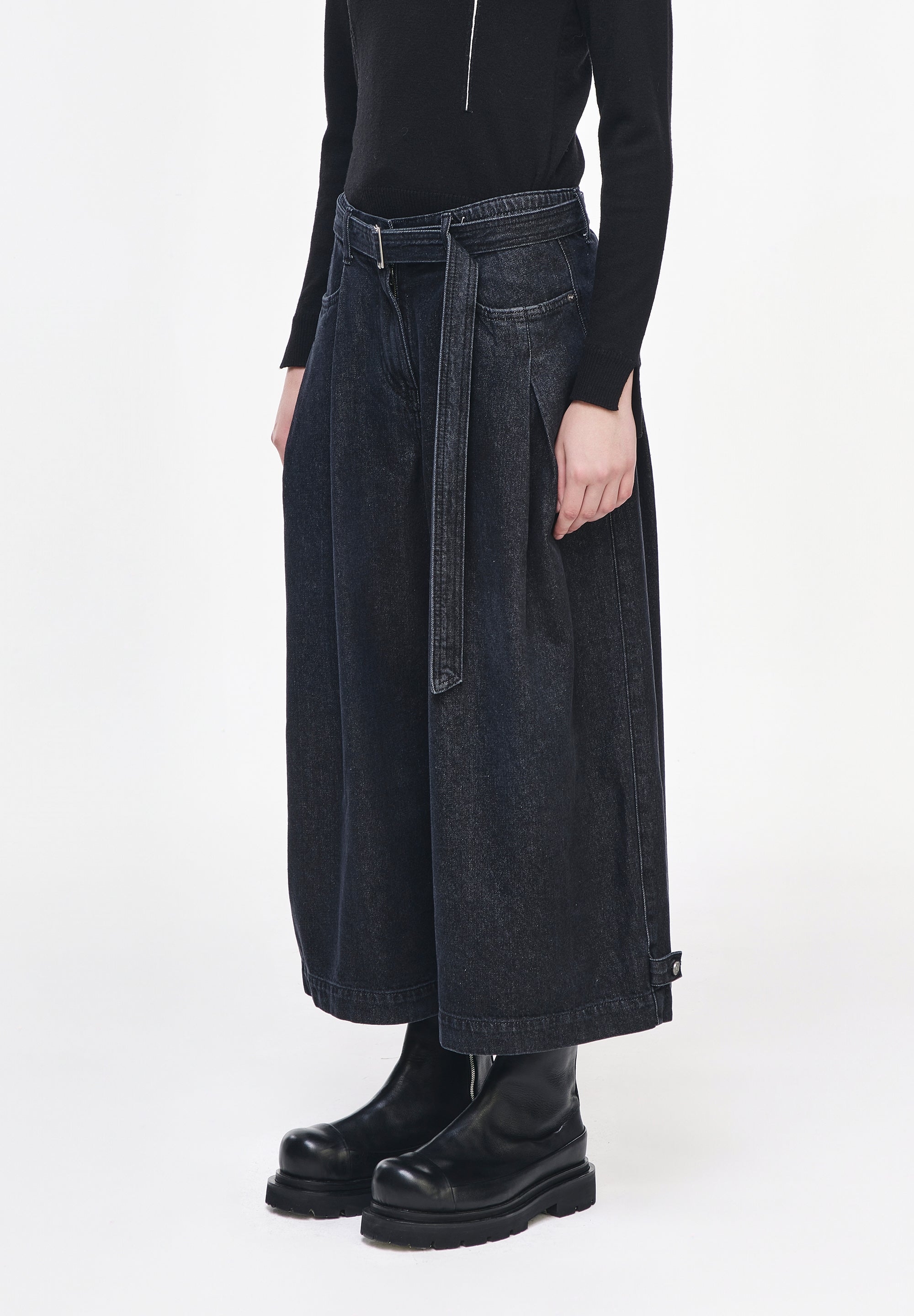 CROP WIDE DENIM