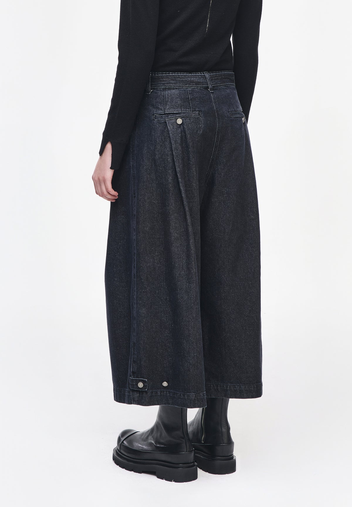 CROP WIDE DENIM