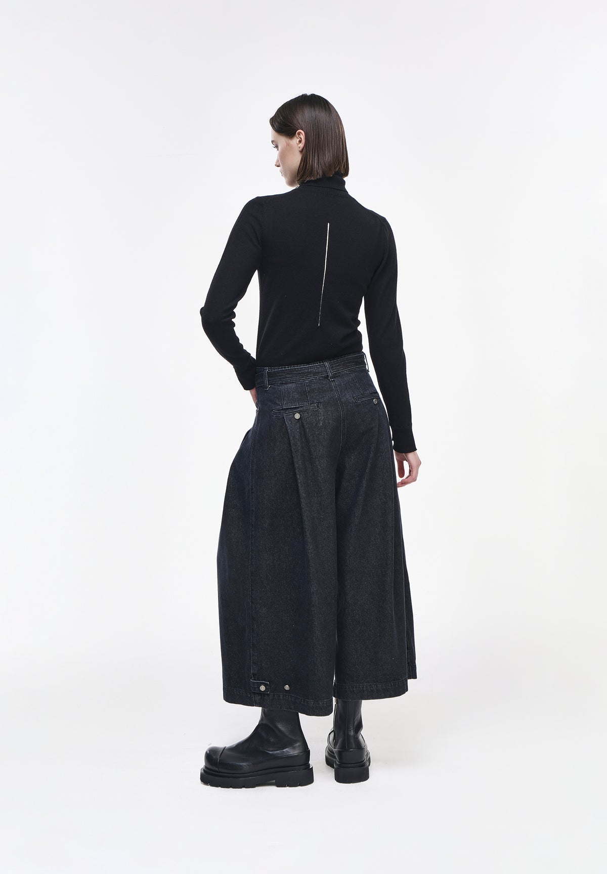 CROP WIDE DENIM