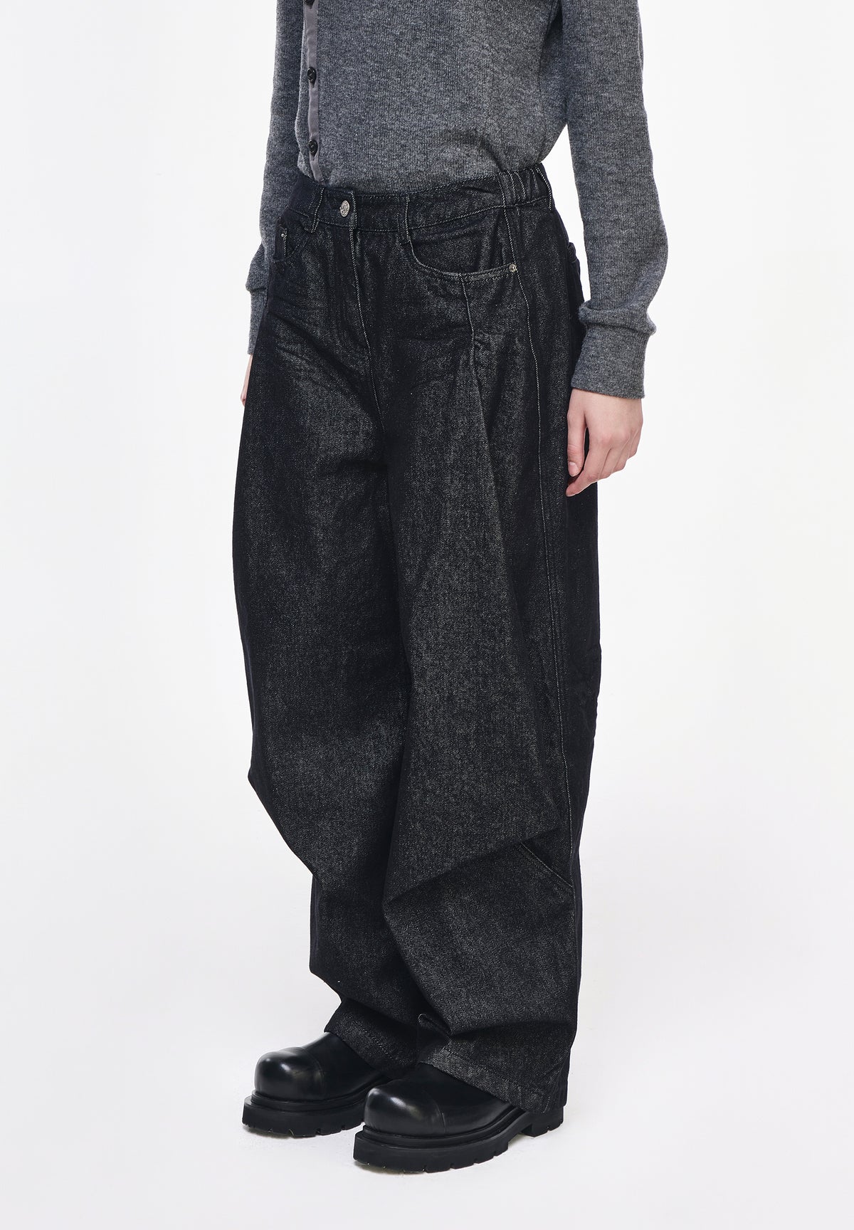 BIAS DRAPE DENIM