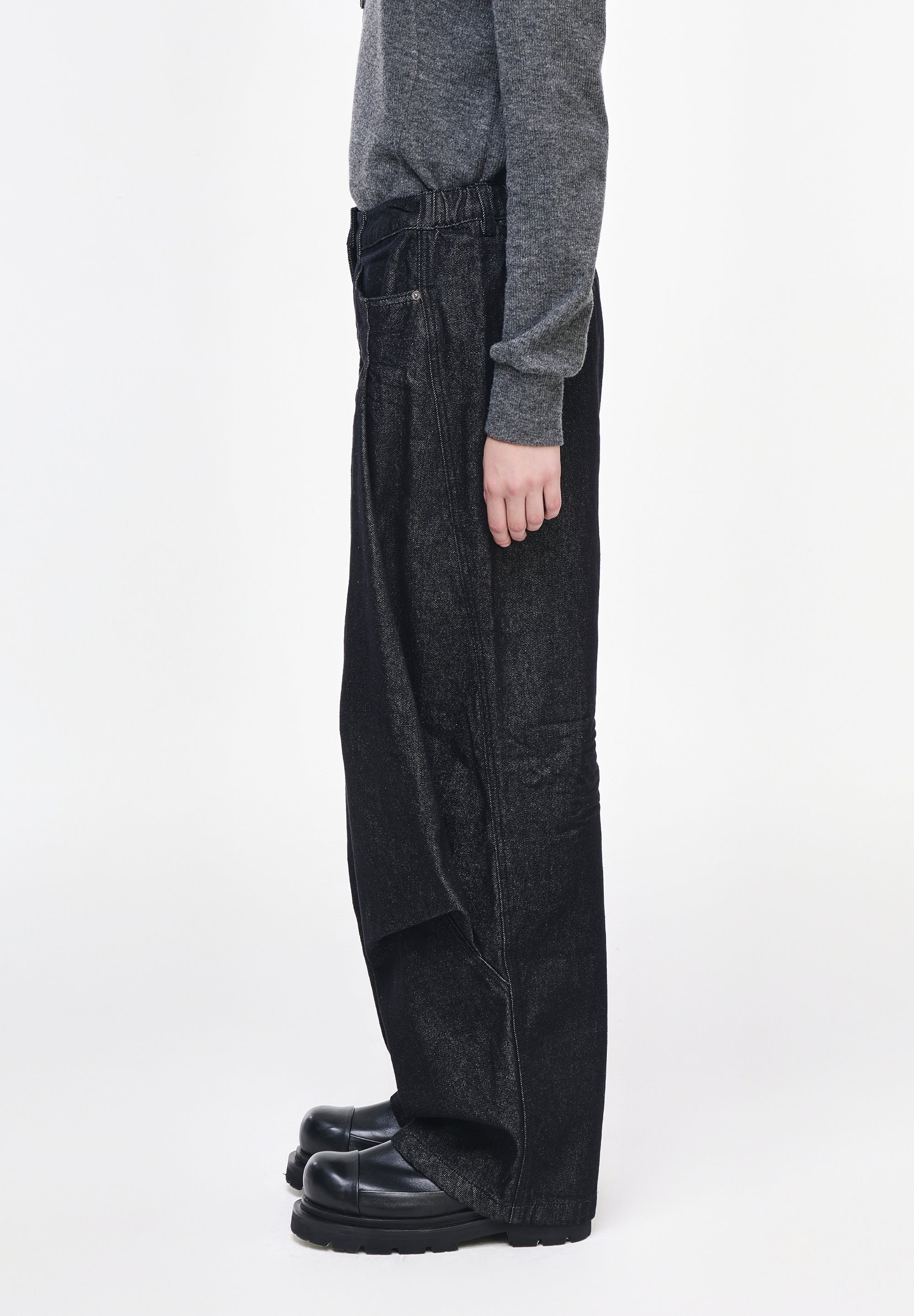 BIAS DRAPE DENIM