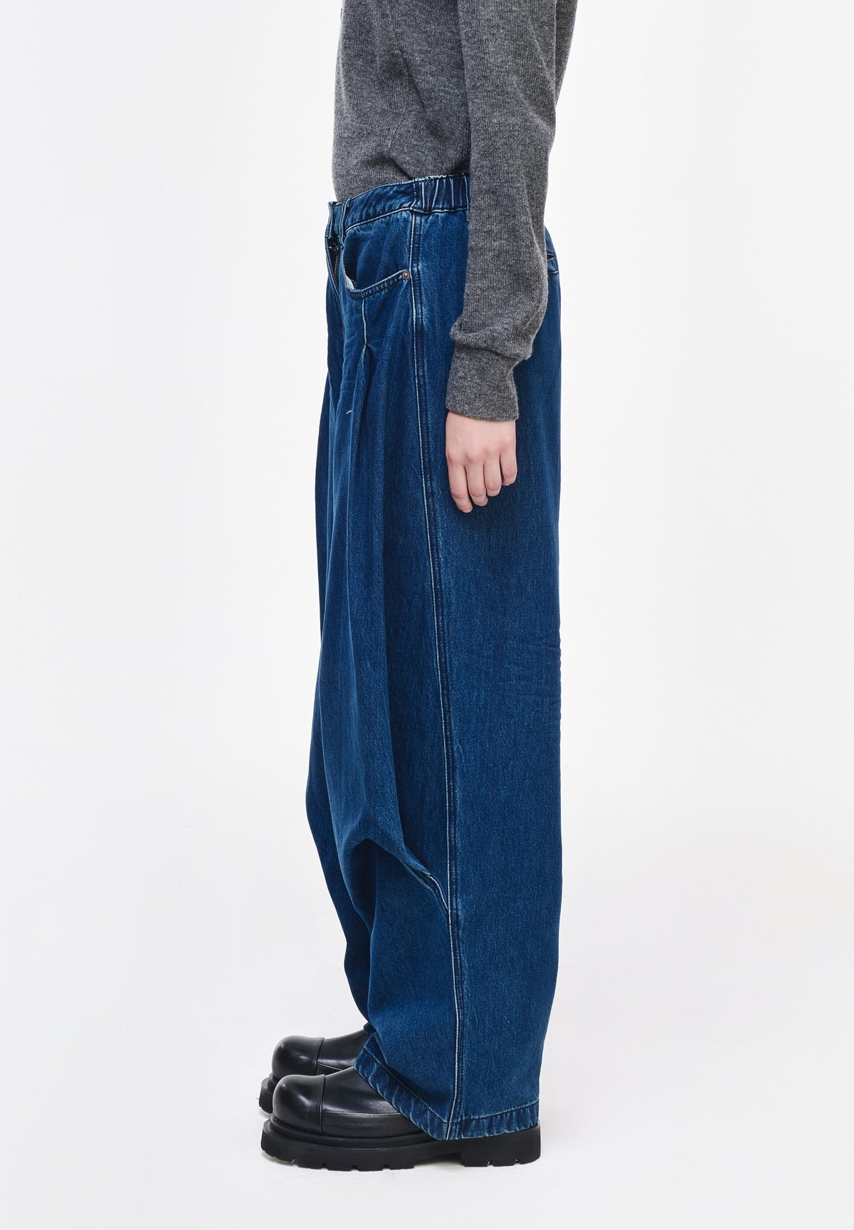 BIAS DRAPE DENIM