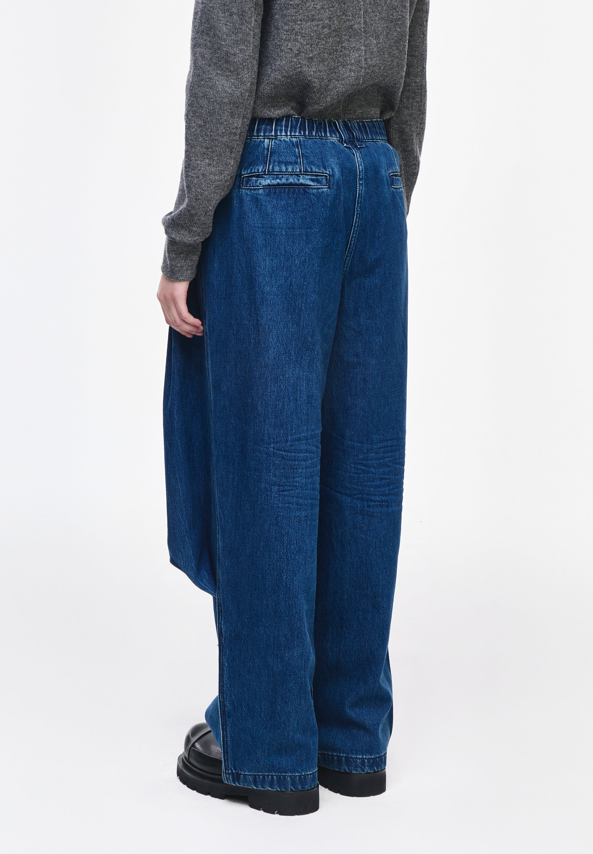 BIAS DRAPE DENIM