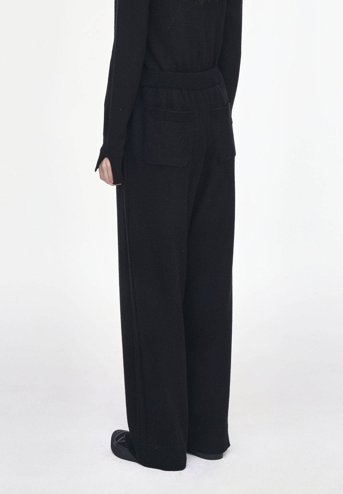 ZZERO CASHMERE BLEND KNIT PANTS