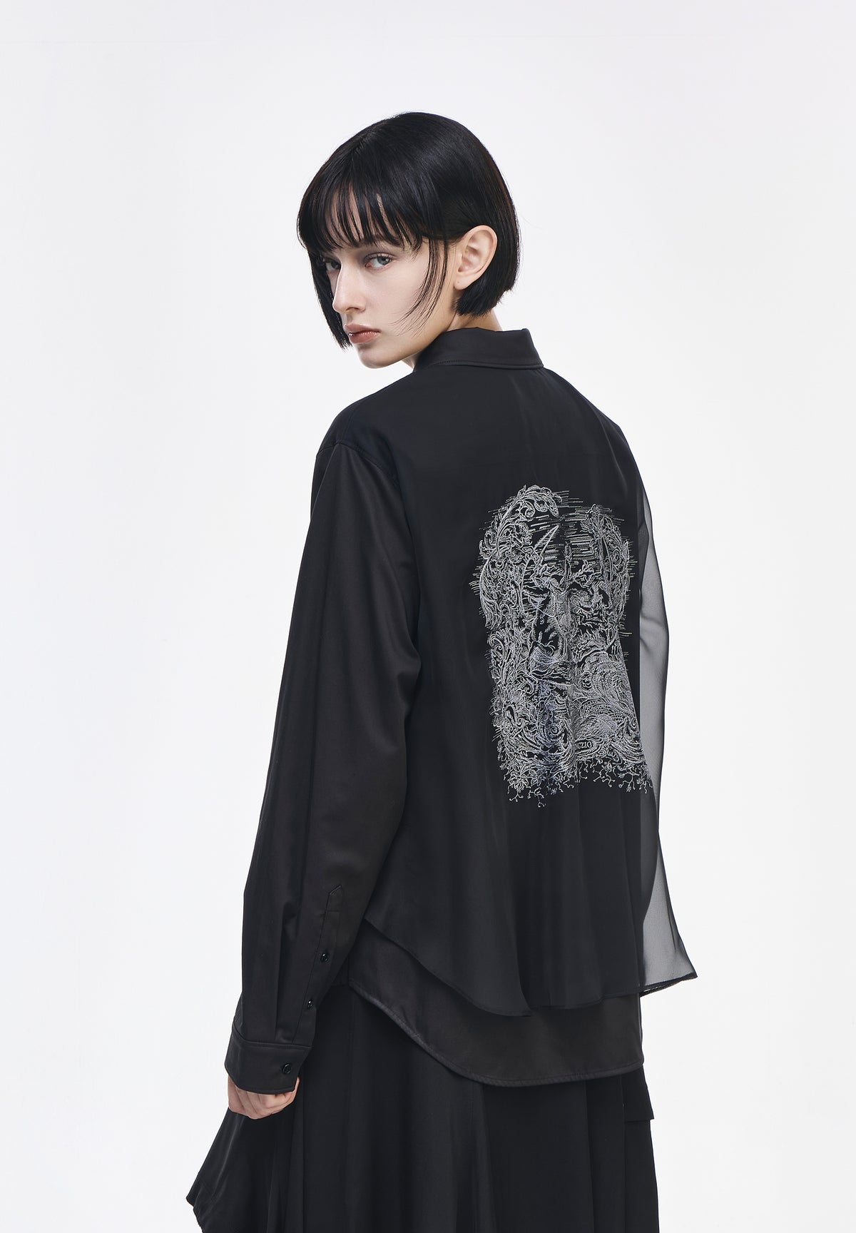 CRESCENT EMBROIDERED SHIRT