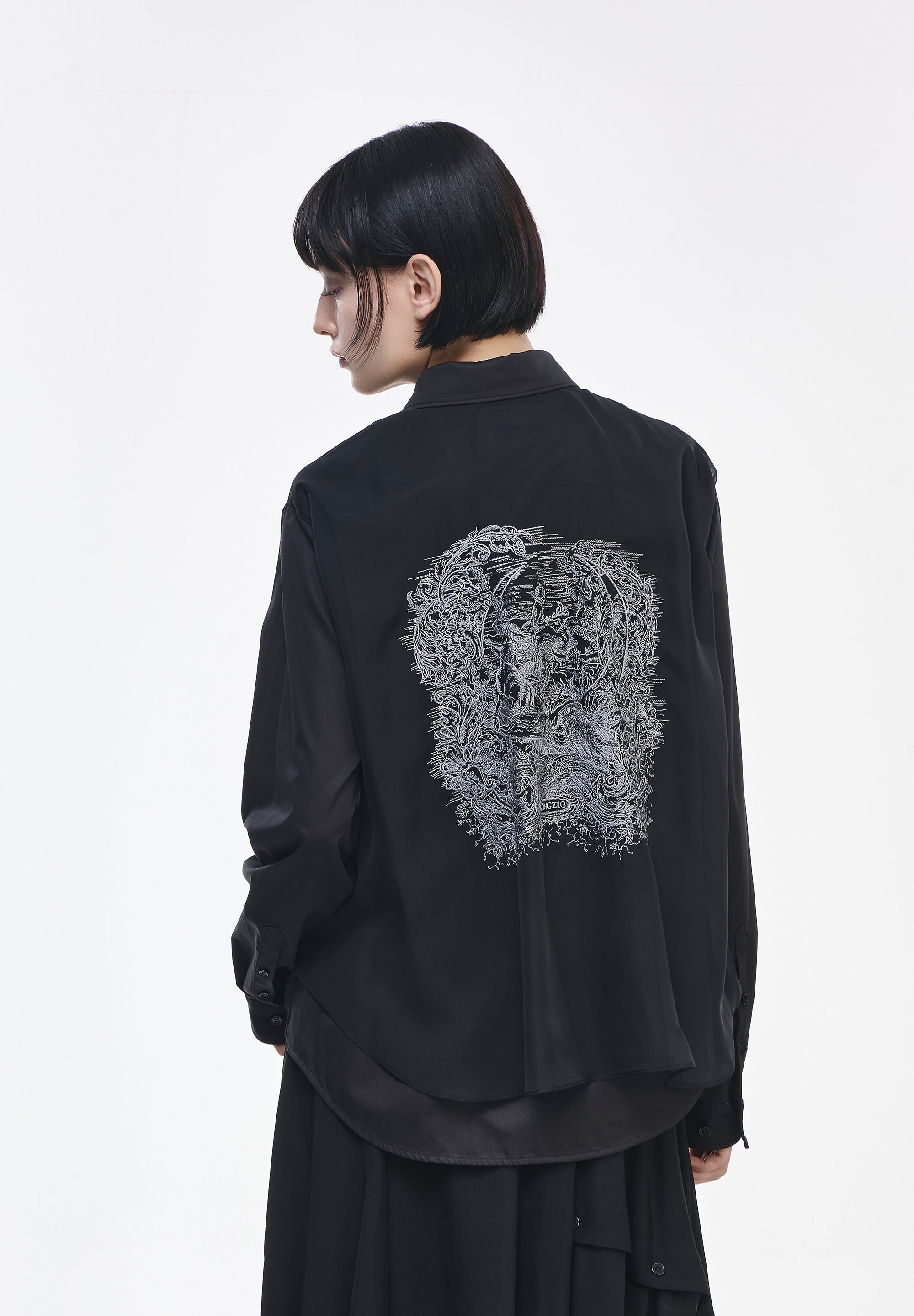 CRESCENT EMBROIDERED SHIRT