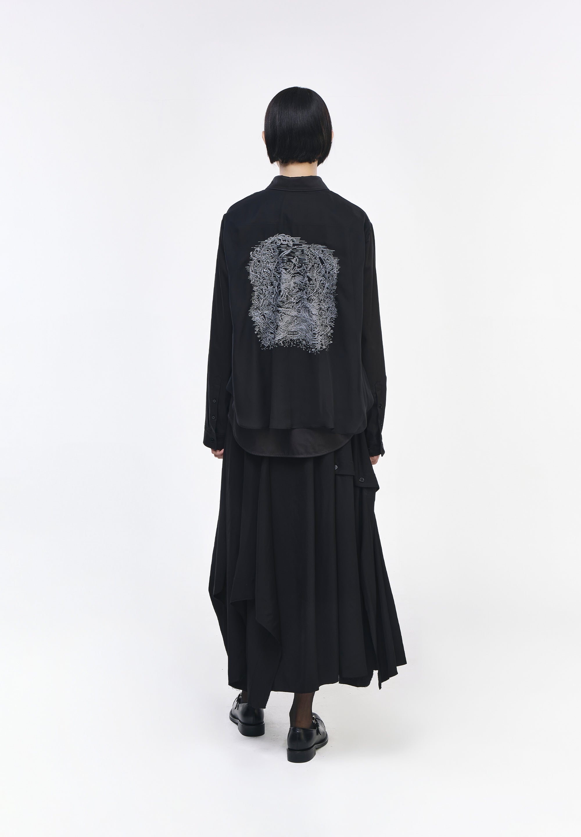 CRESCENT EMBROIDERED SHIRT