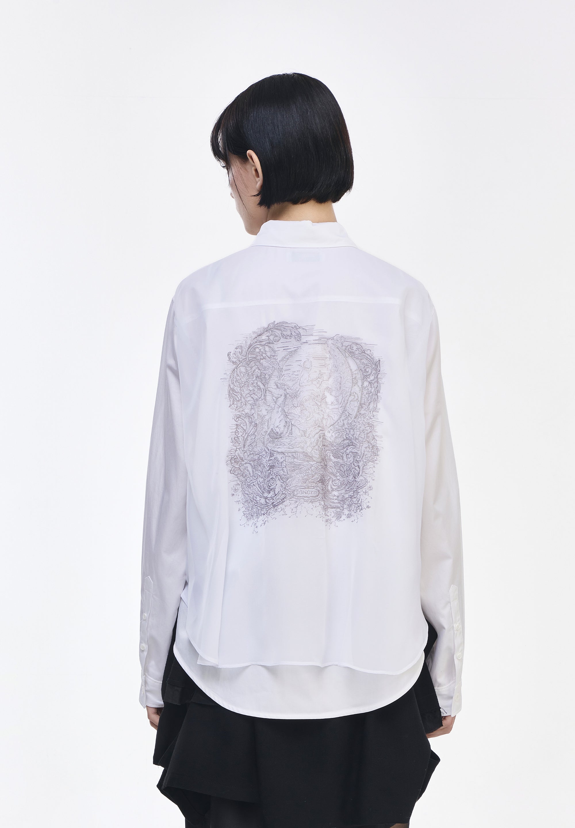 CRESCENT EMBROIDERED SHIRT