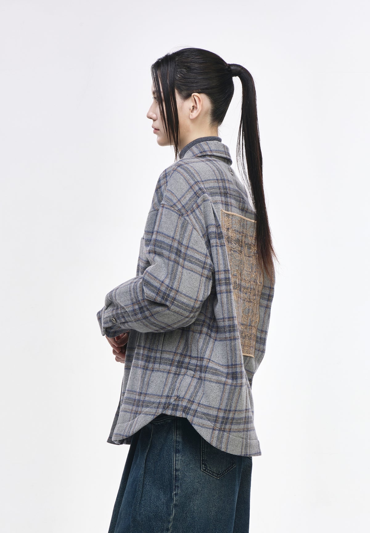 MINHWA FRIENDS FLANNEL SHIRT