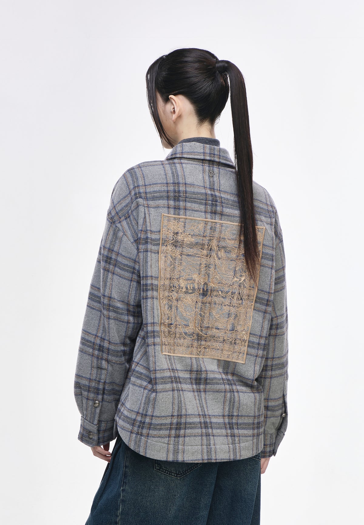 MINHWA FRIENDS FLANNEL SHIRT