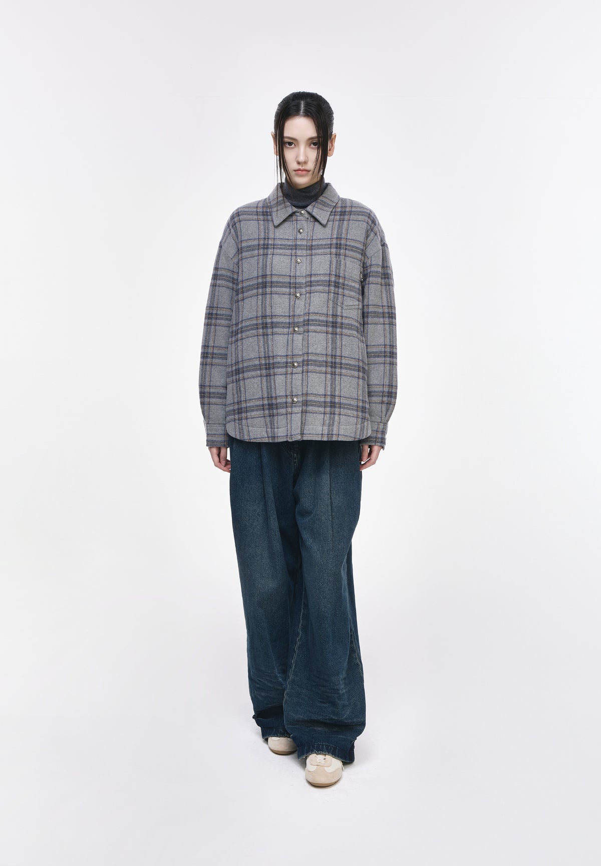 MINHWA FRIENDS FLANNEL SHIRT