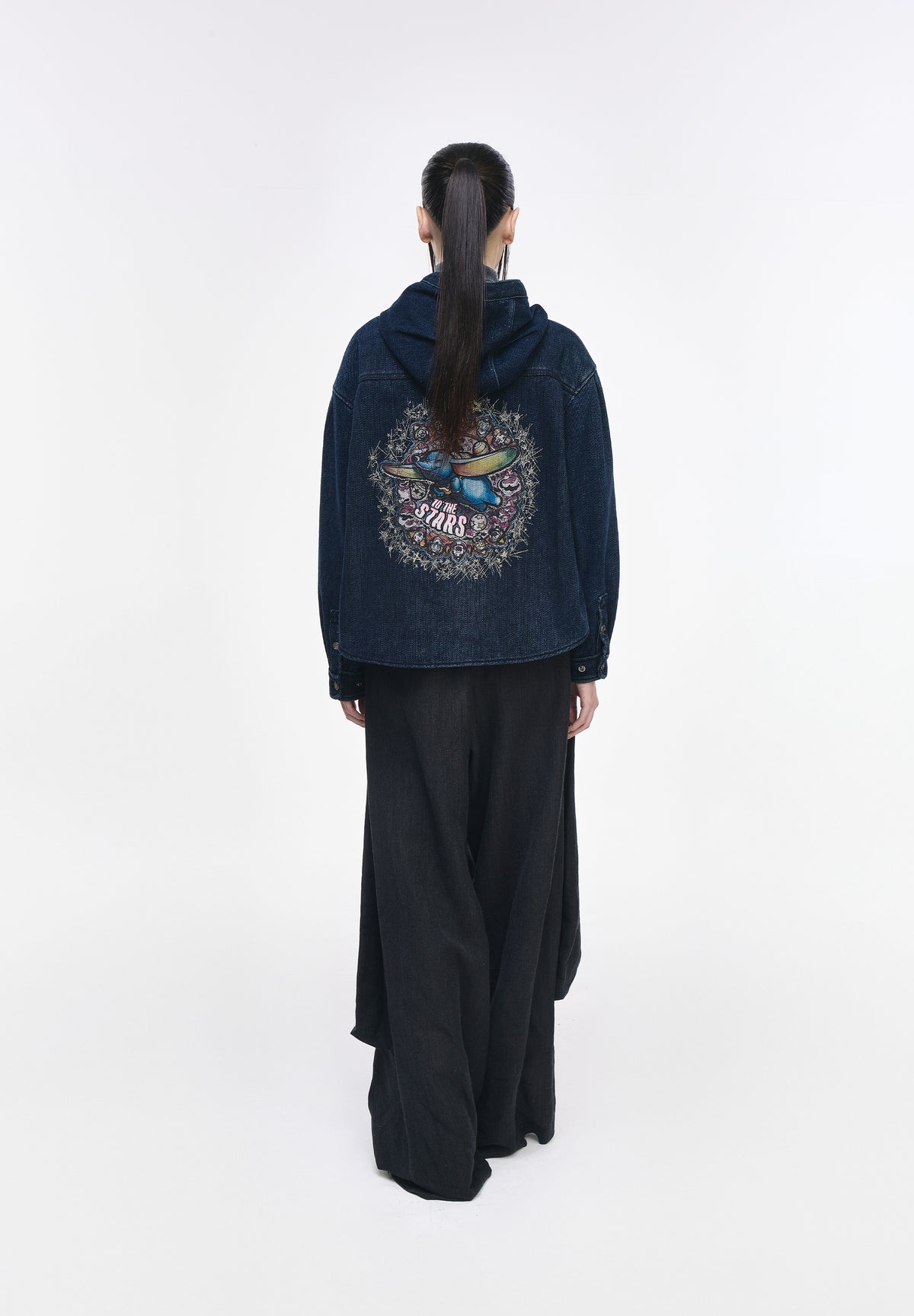REVERIE DUMBO DENIM HOOD SHIRT