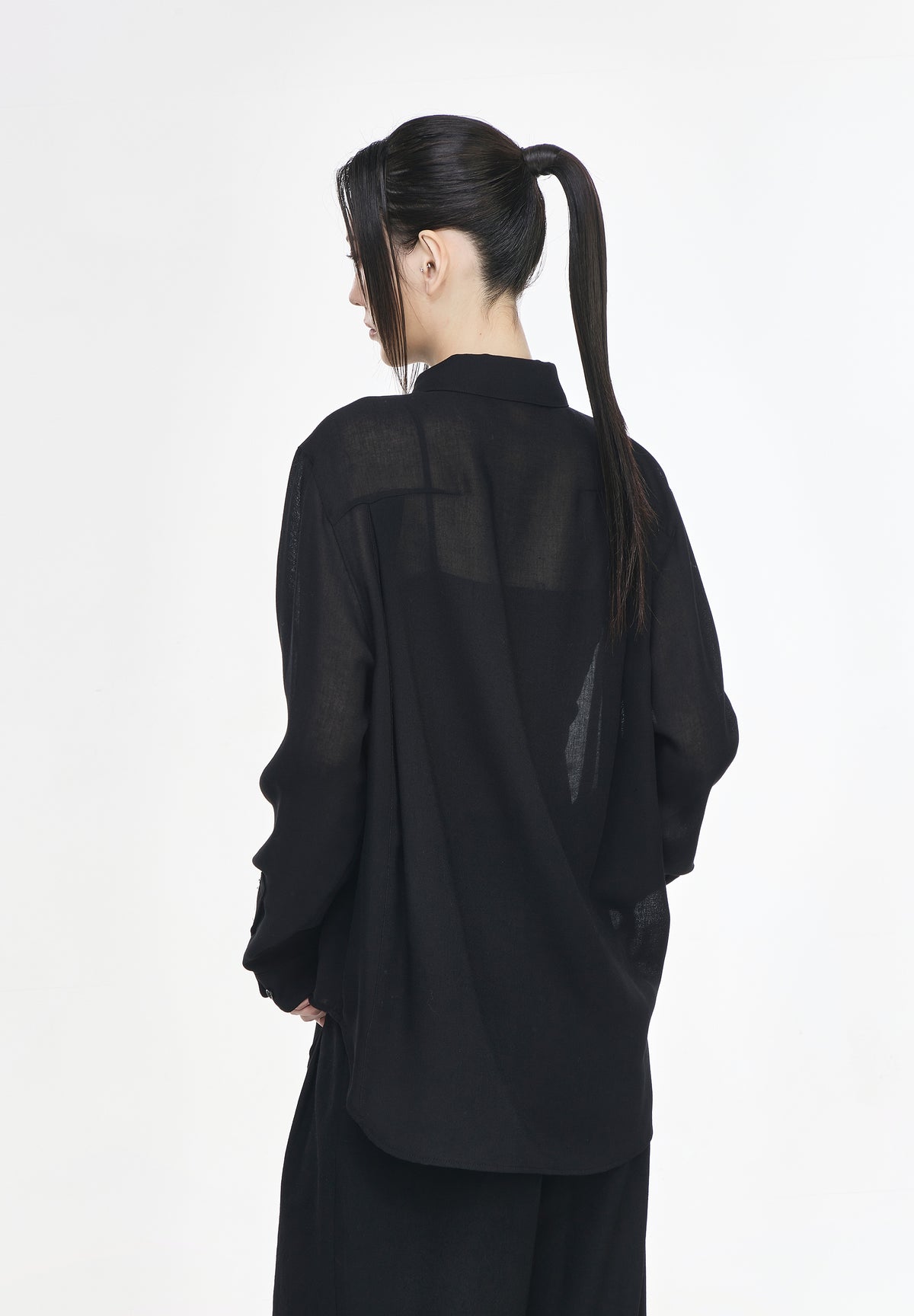 BIAS DRAPE SHIRT