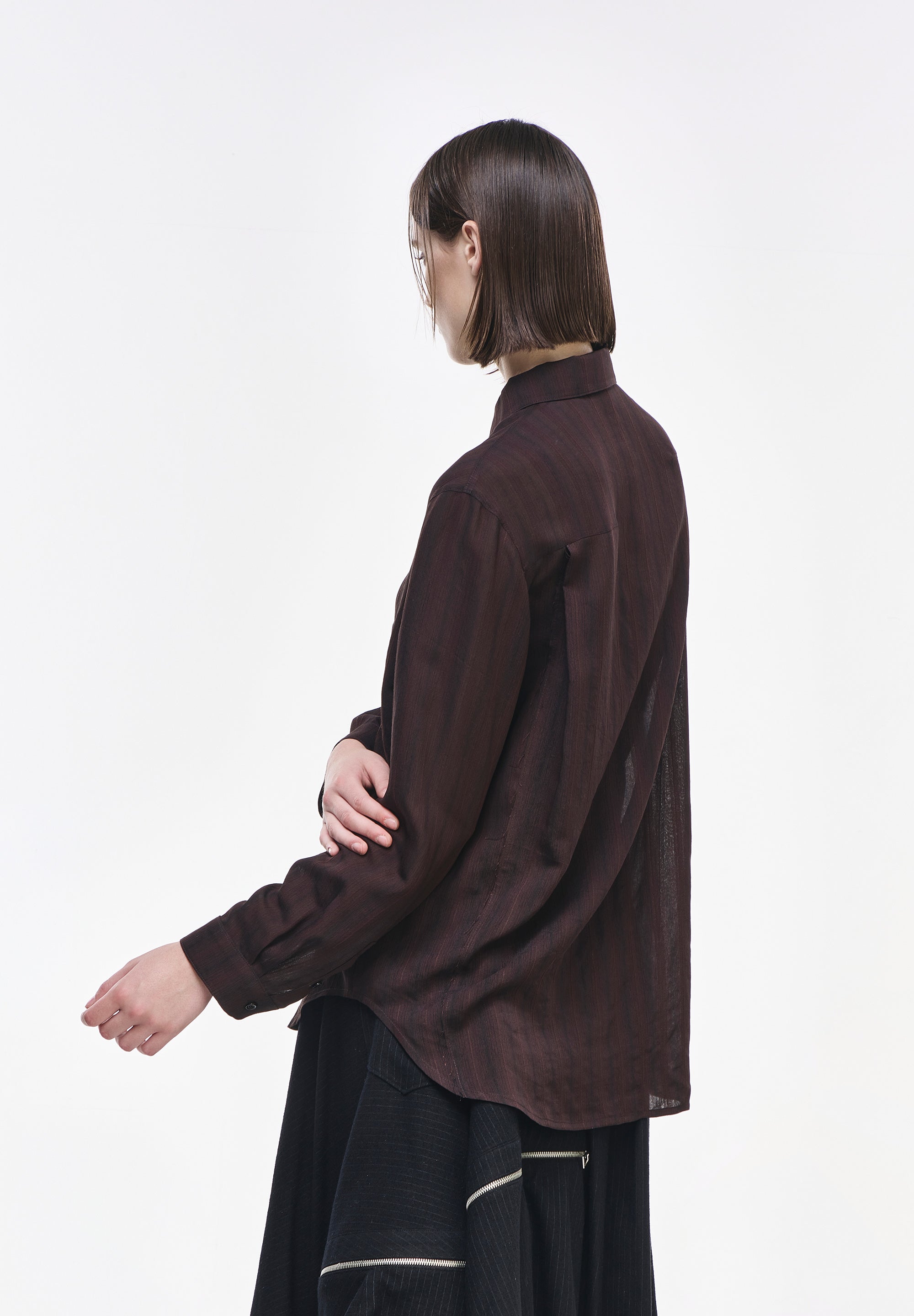 BIAS DRAPE SHIRT
