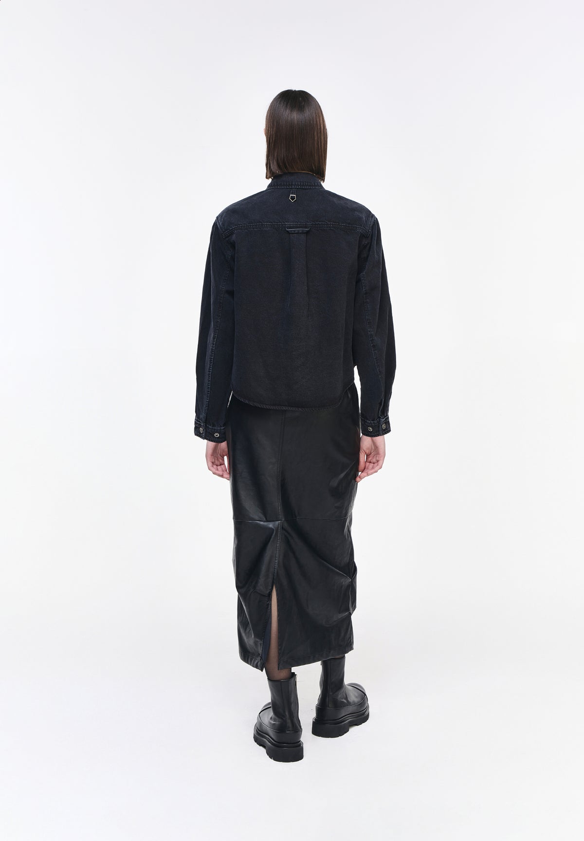 PANTHER FLARE DENIM SHIRT