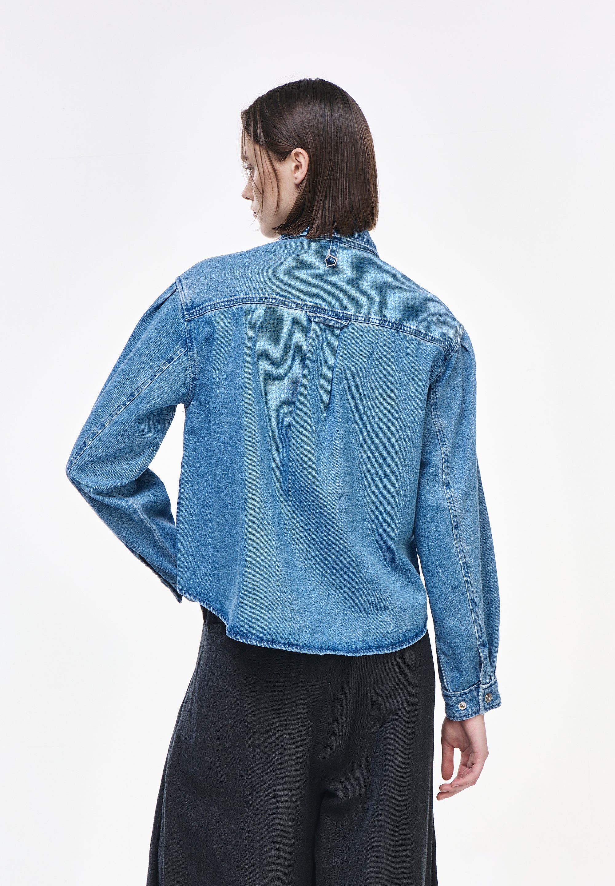PANTHER FLARE DENIM SHIRT