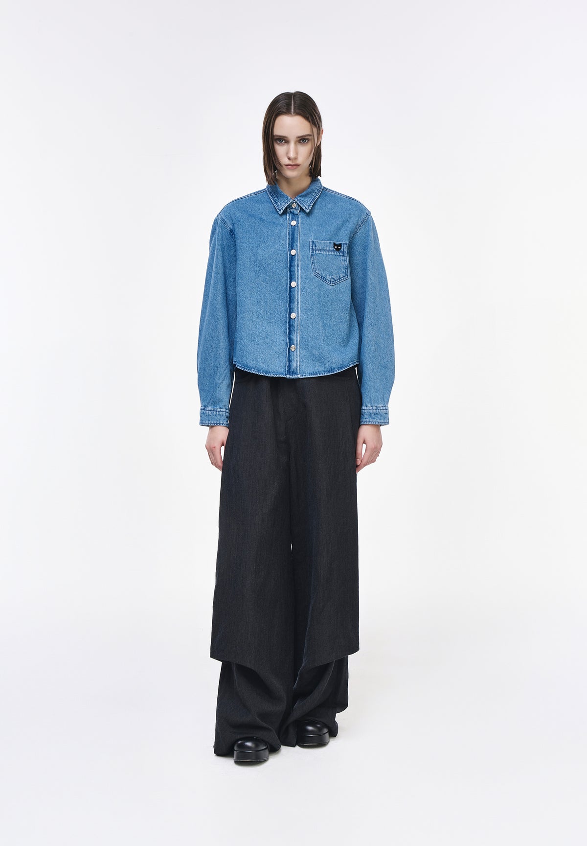 PANTHER FLARE DENIM SHIRT