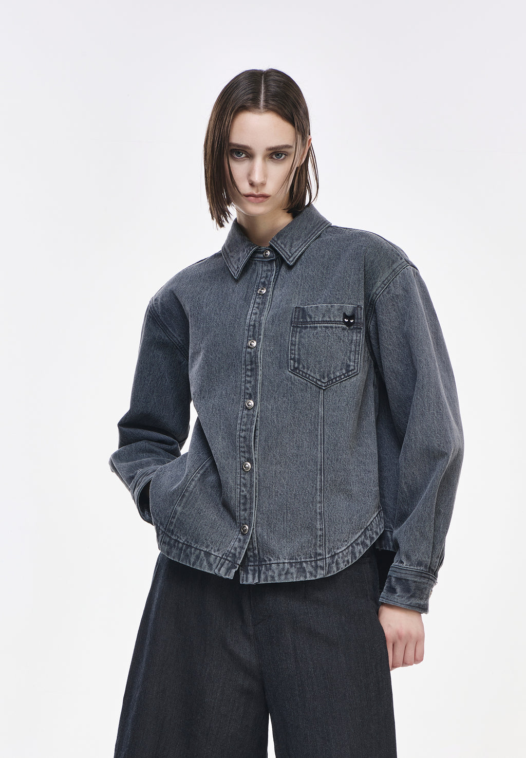 PANTHER SEMI OVER DENIM SHIRT