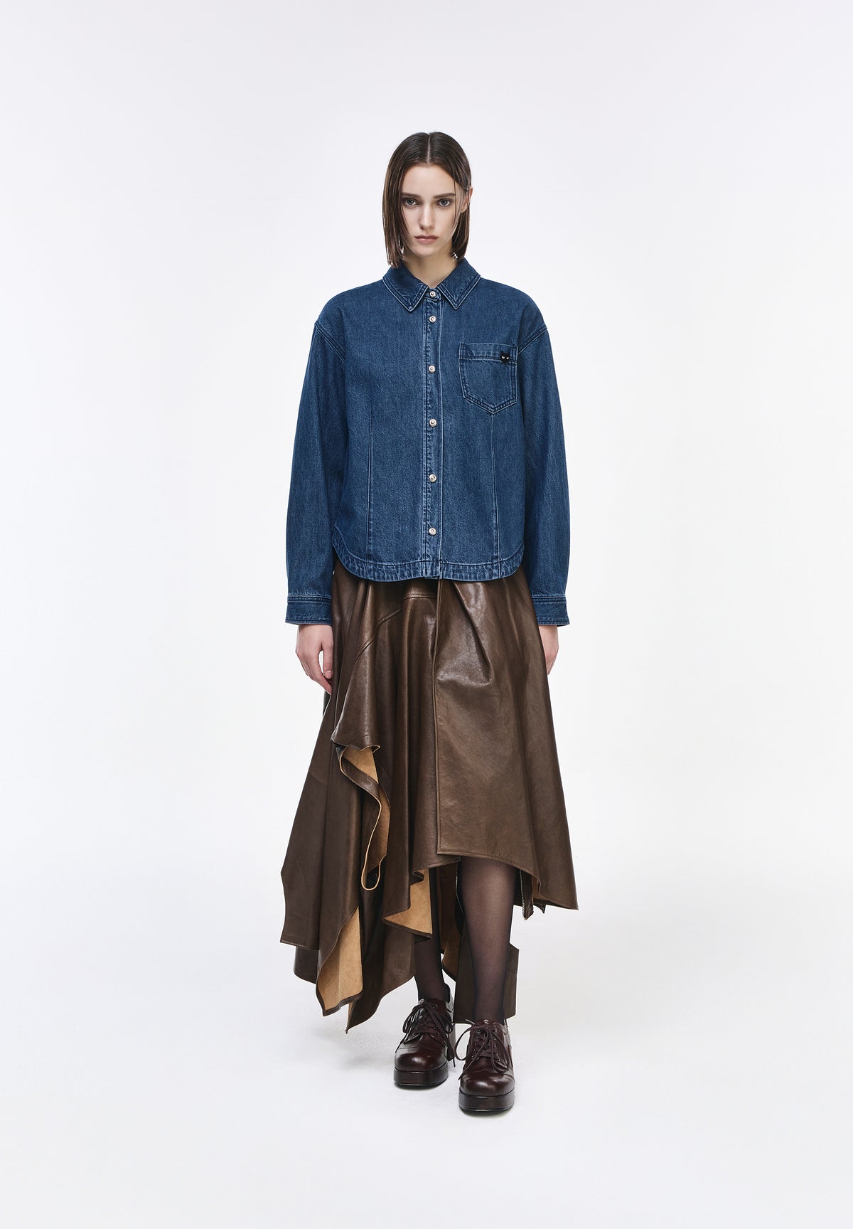 PANTHER SEMI OVER DENIM SHIRT