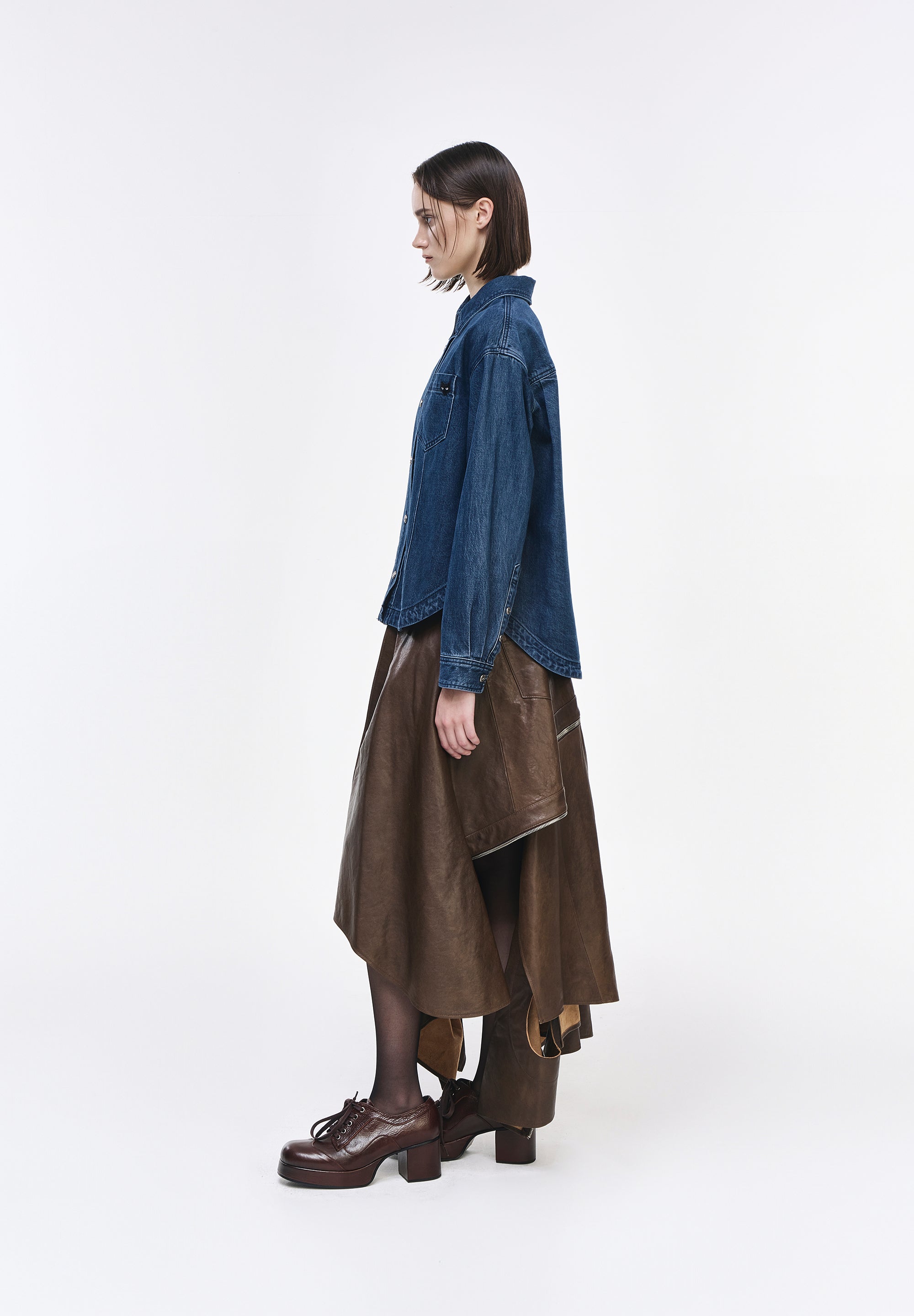 PANTHER SEMI OVER DENIM SHIRT