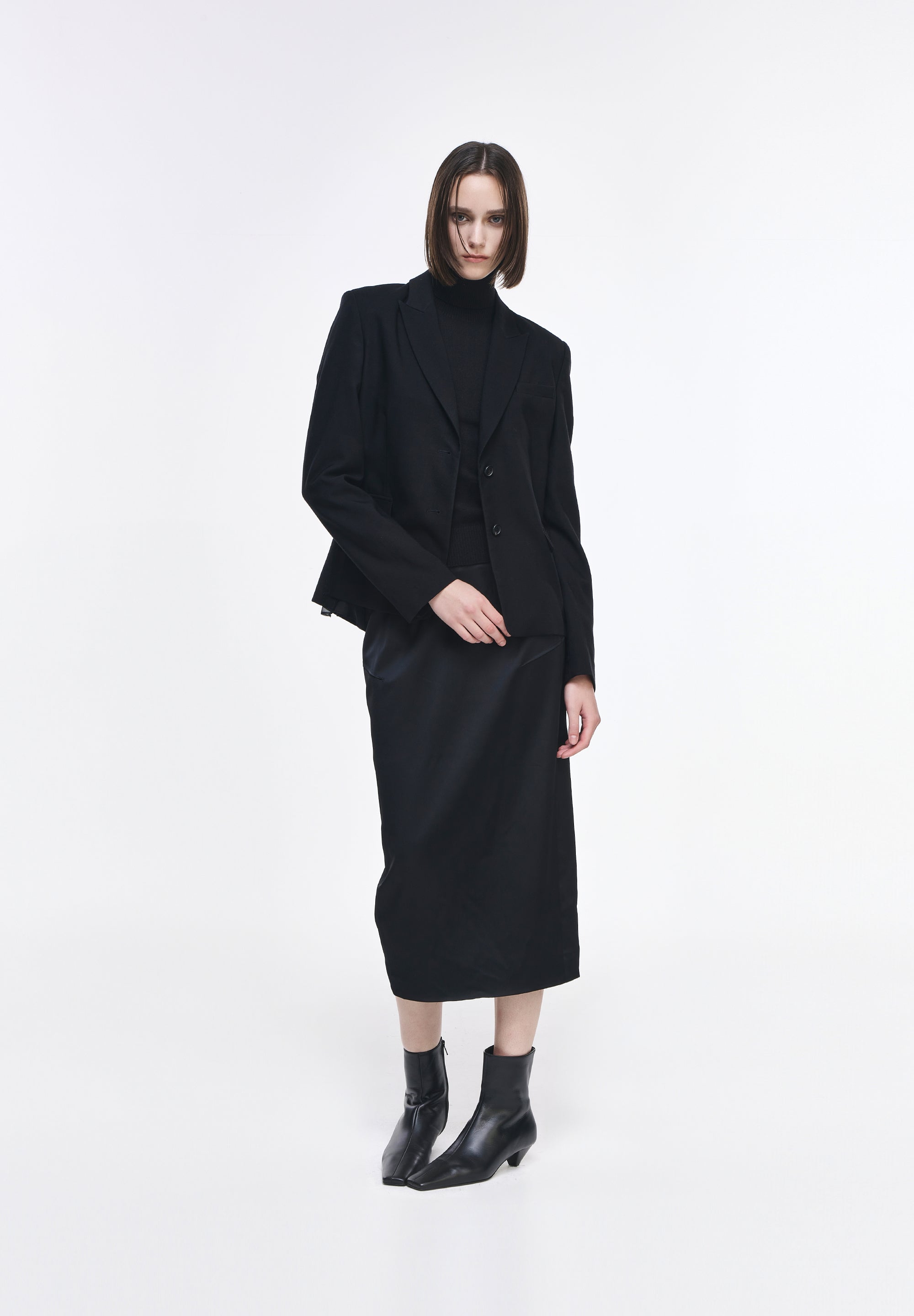 FLUTE PENCIL SKIRT