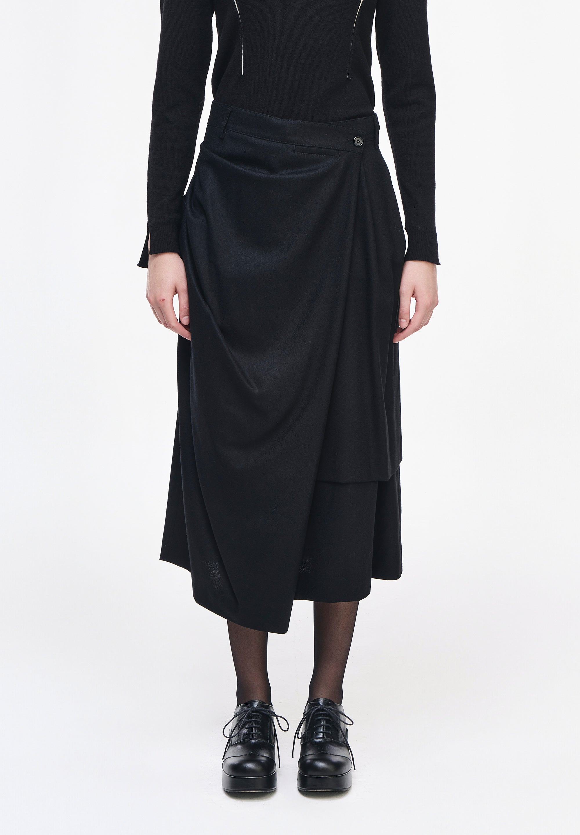 BIAS DRAPE SKIRT