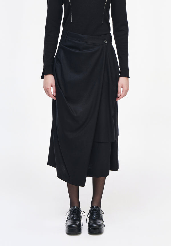 BIAS DRAPE SKIRT