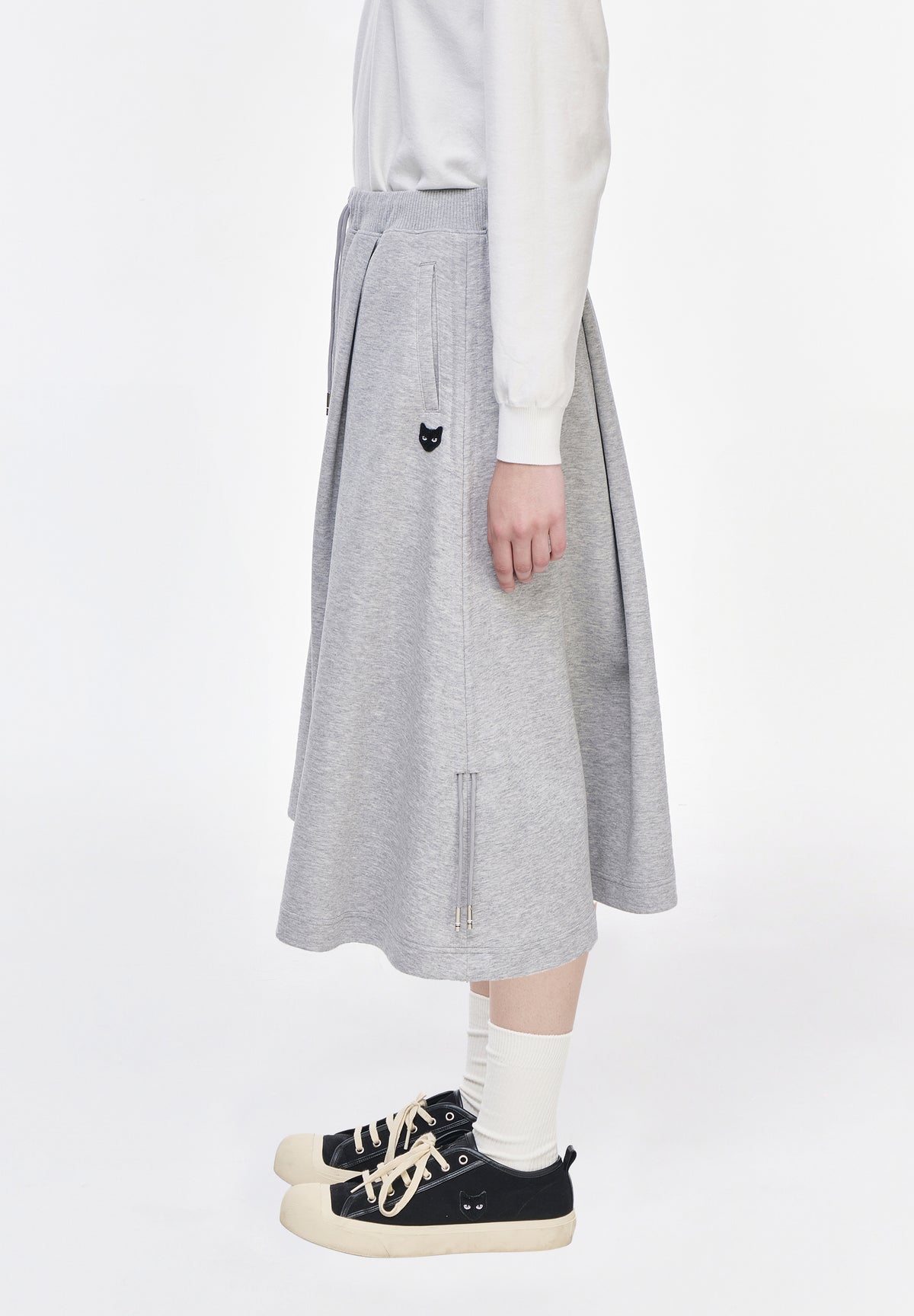 PANTHER ASYMMETRIC SKIRT