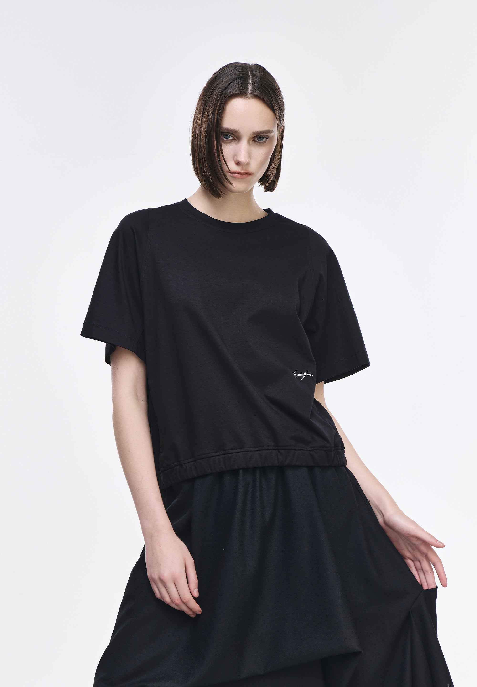 ONDINE EMBROIDERED STRING T SHIRT