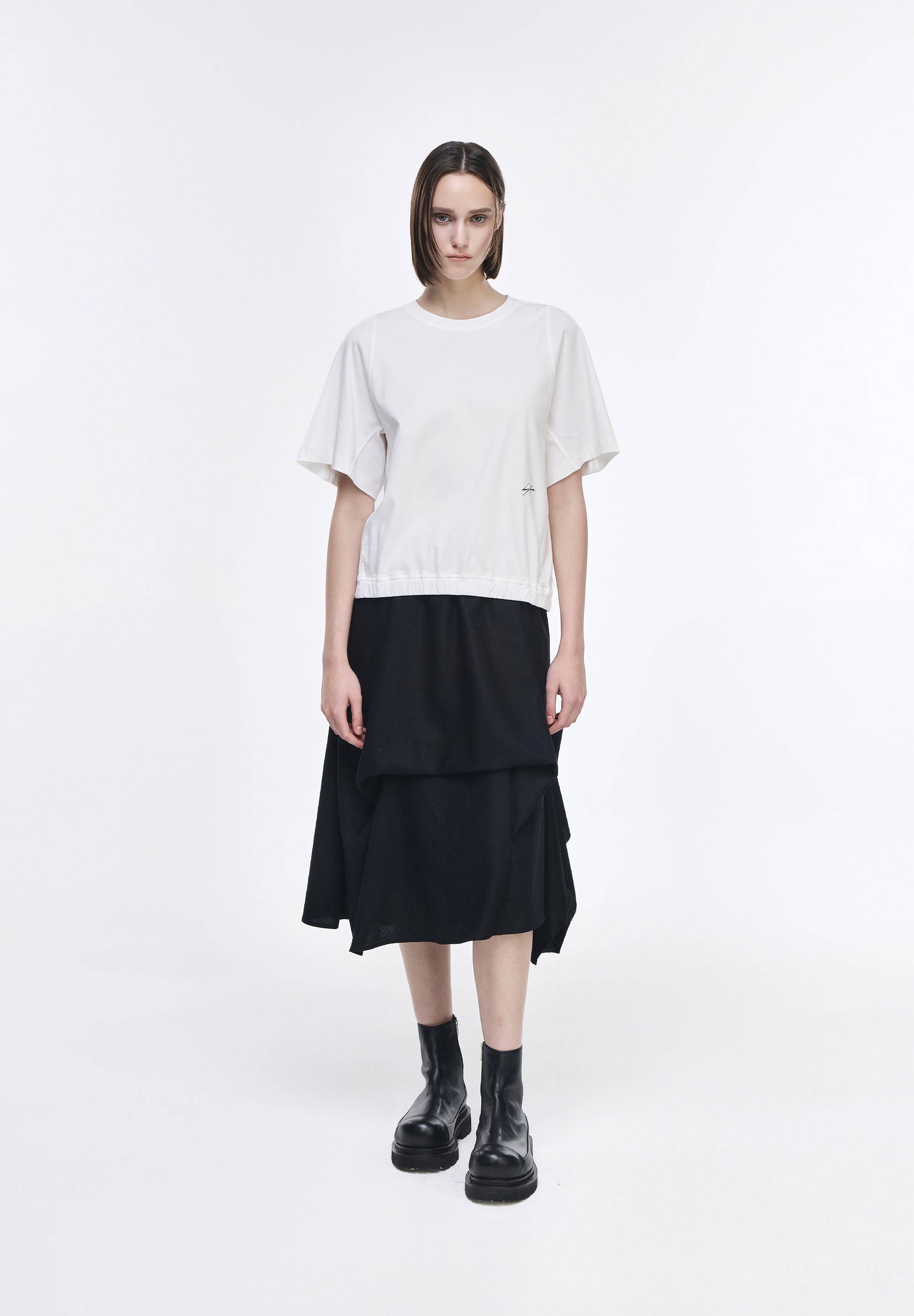 ONDINE EMBROIDERED STRING T SHIRT