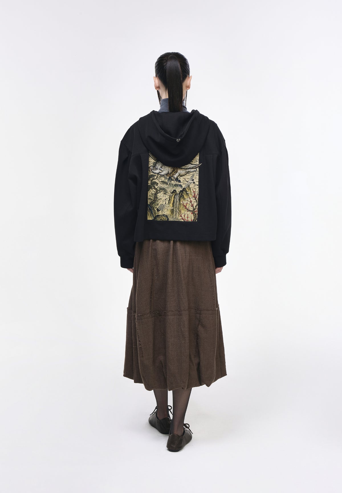 MINHWA DUMBO CROP ZIP UP