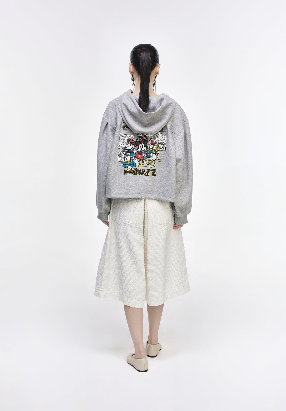 MICKEY FRIENDS CROP ZIP UP