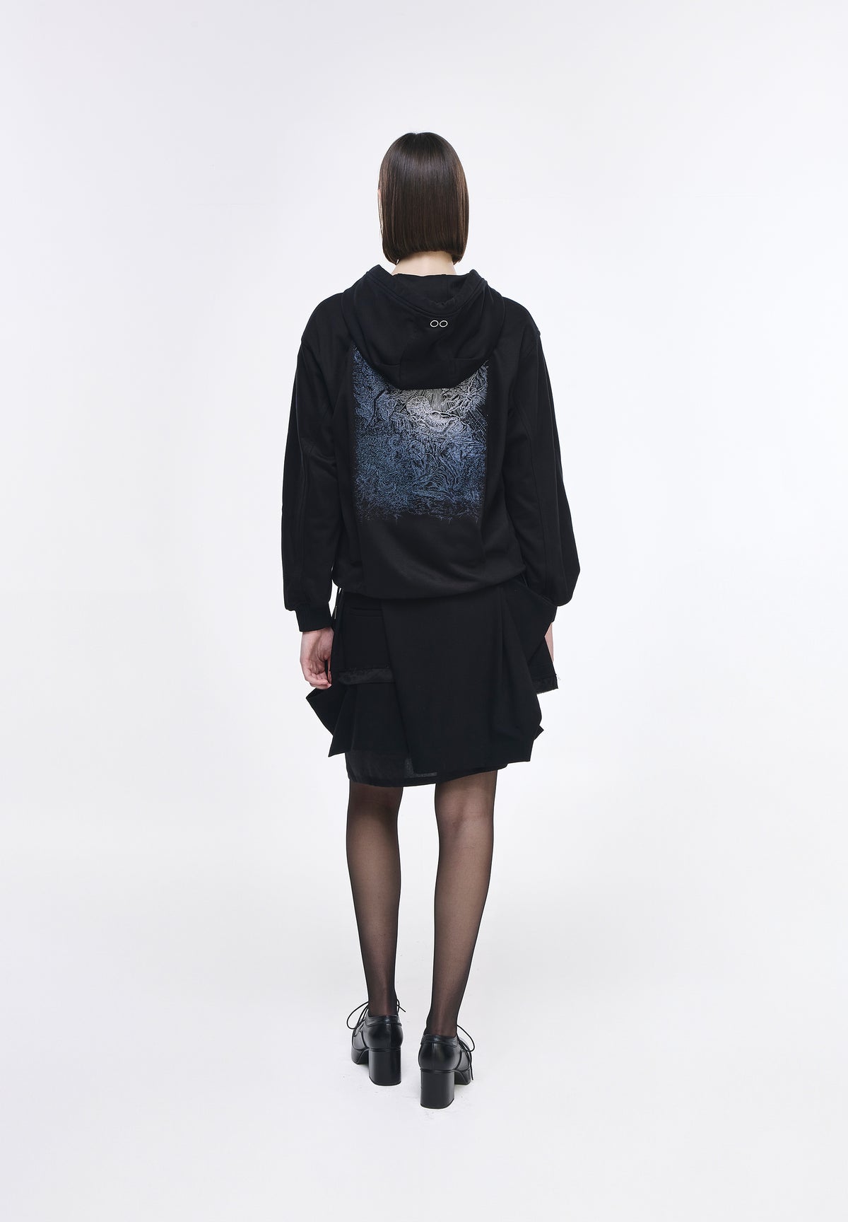 BENEDICTION EMBROIDERED HOOD ZIP UP
