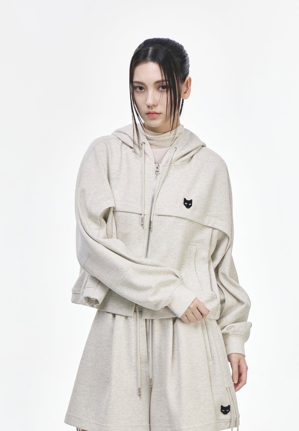 ZZERO PANTHER FLARE HOOD ZIP UP