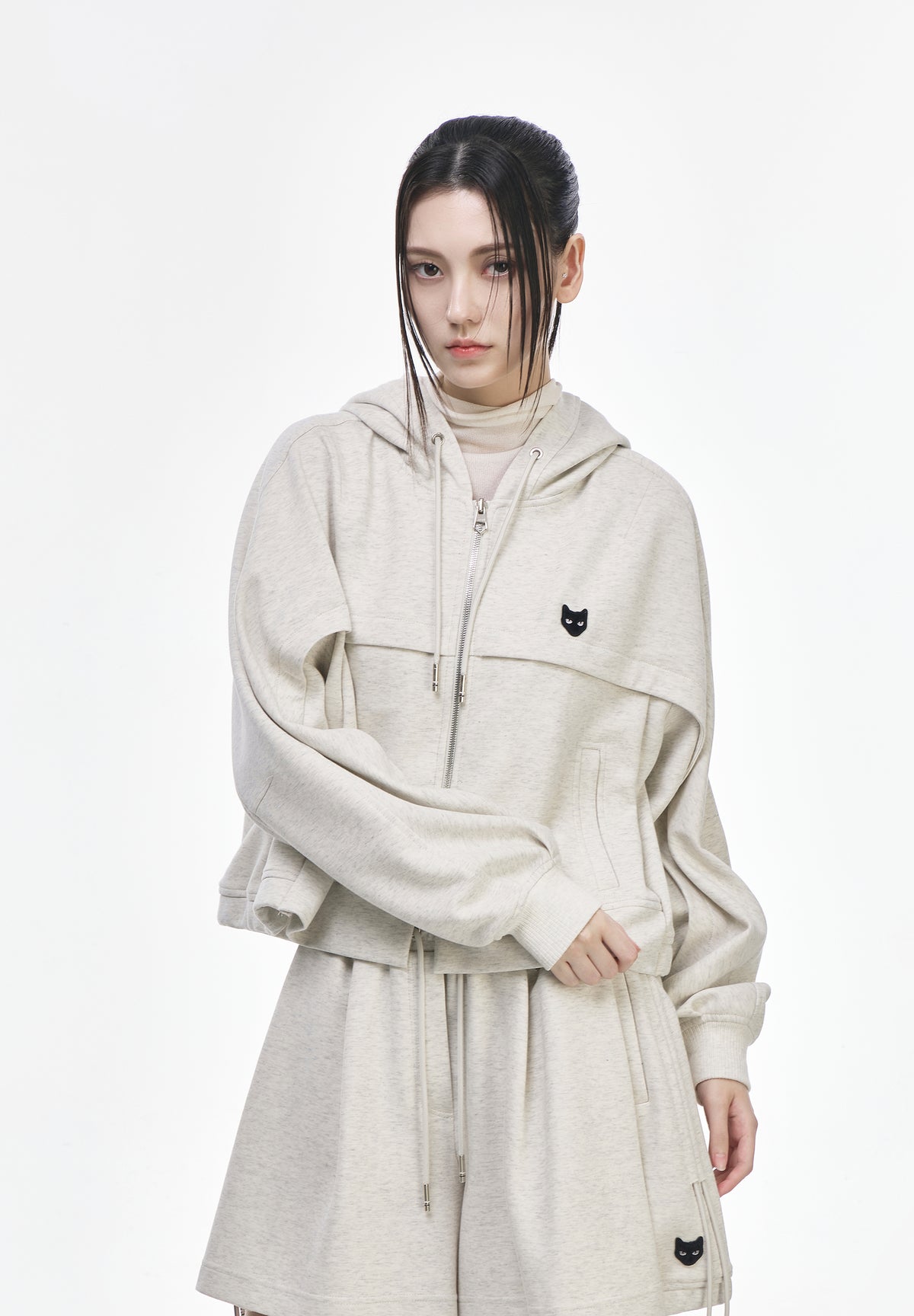 ZZERO PANTHER FLARE HOOD ZIP UP